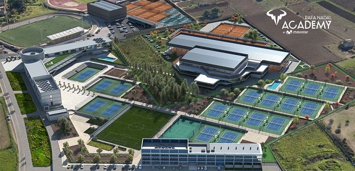 La Rafa Nadal Academy contará con 45 pistas de tenis tras la ampliación que está realizando